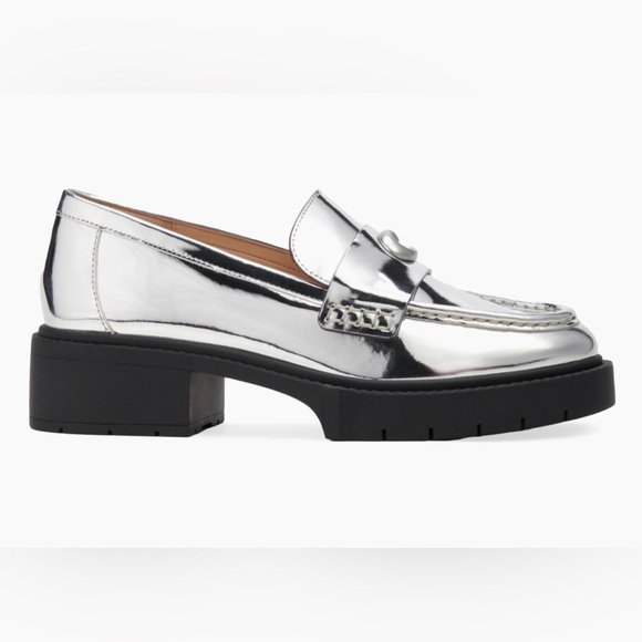 🌟COACH LEAH METALLIC LOAFERS🌟 - Picture 3 of 9